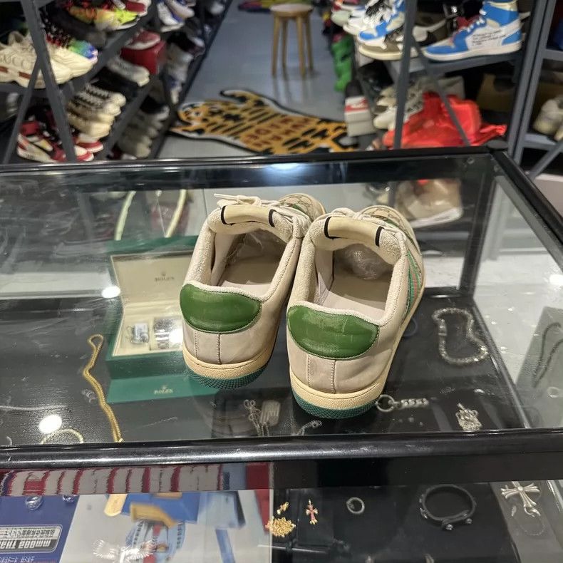 Gucci GUCCI Screener Dirty Shoes Green Size US 10 / EU 43 - 3 Thumbnail