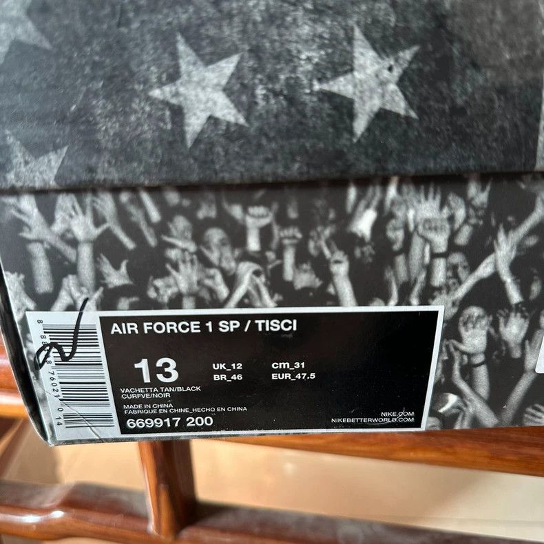 Givenchy Nike Air Force 1 Sneakers Size 47.5 Size US 13 / EU 46 - 6 Thumbnail