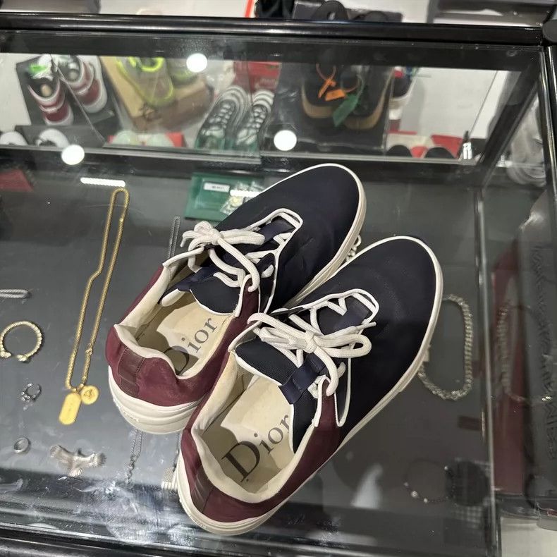 Dior DIOR Homme Blue Red Sneakers Size 42 Size US 9 / EU 42 - 4 Thumbnail