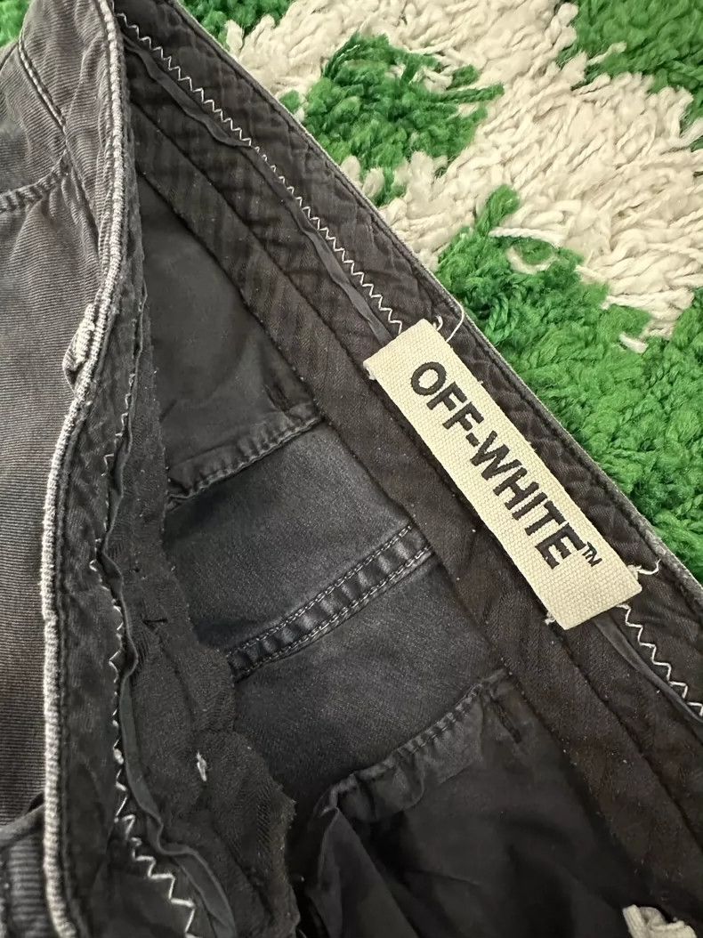 Off-White OFF-WHITE Distressed Denim Pants Size 30 Size US 30 / EU 46 - 5 Thumbnail