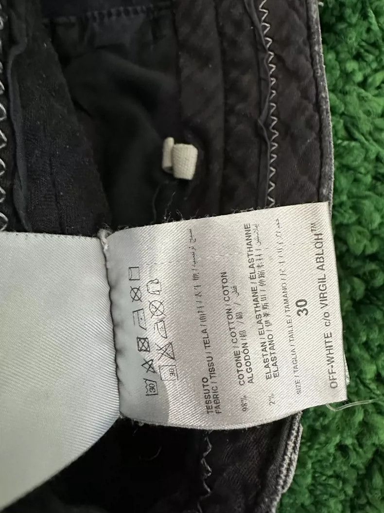 Off-White OFF-WHITE Distressed Denim Pants Size 30 Size US 30 / EU 46 - 4 Thumbnail