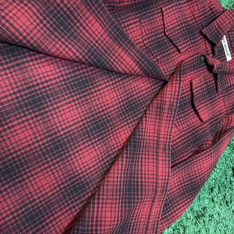 Off-White Off White Red Plaid Button Up Shirt Size US S / EU 44-46 / 1 - 4 Thumbnail