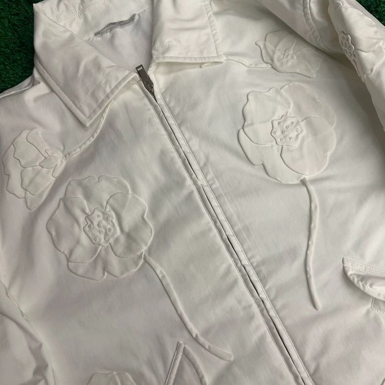 Valentino Valentino Embroidered White Jacket Size 52 Size US L / EU 52-54 / 3 - 3 Thumbnail