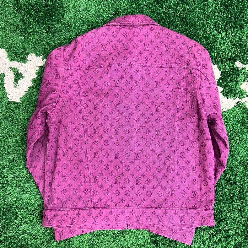 Louis Vuitton Louis Vuitton Purple Denim Jacket Size 48 Size US L / EU 52-54 / 3 - 2 Thumbnail
