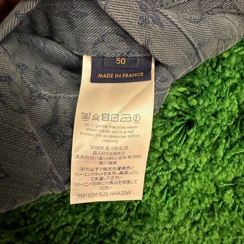Louis Vuitton Louis Vuitton Blue Denim Jacket Size 50 Size US L / EU 52-54 / 3 - 3 Thumbnail