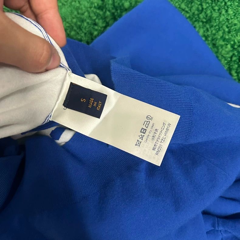 Louis Vuitton Louis Vuitton Blue and White Sweatshirt Size S Size US S / EU 44-46 / 1 - 2 Thumbnail