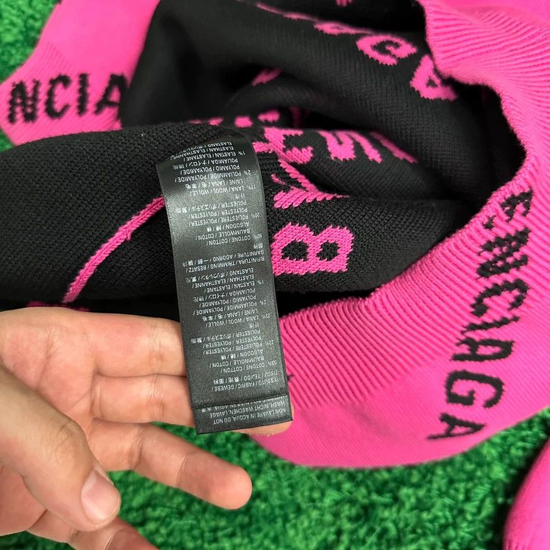Balenciaga Balenciaga Pink Sweater Size L Size US L / EU 52-54 / 3 - 2 Thumbnail