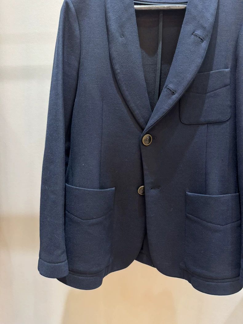 Emporio Armani Giorgio Armani Navy Blue Blazer Jacket Size US M / EU 48-50 / 2 - 2 Thumbnail