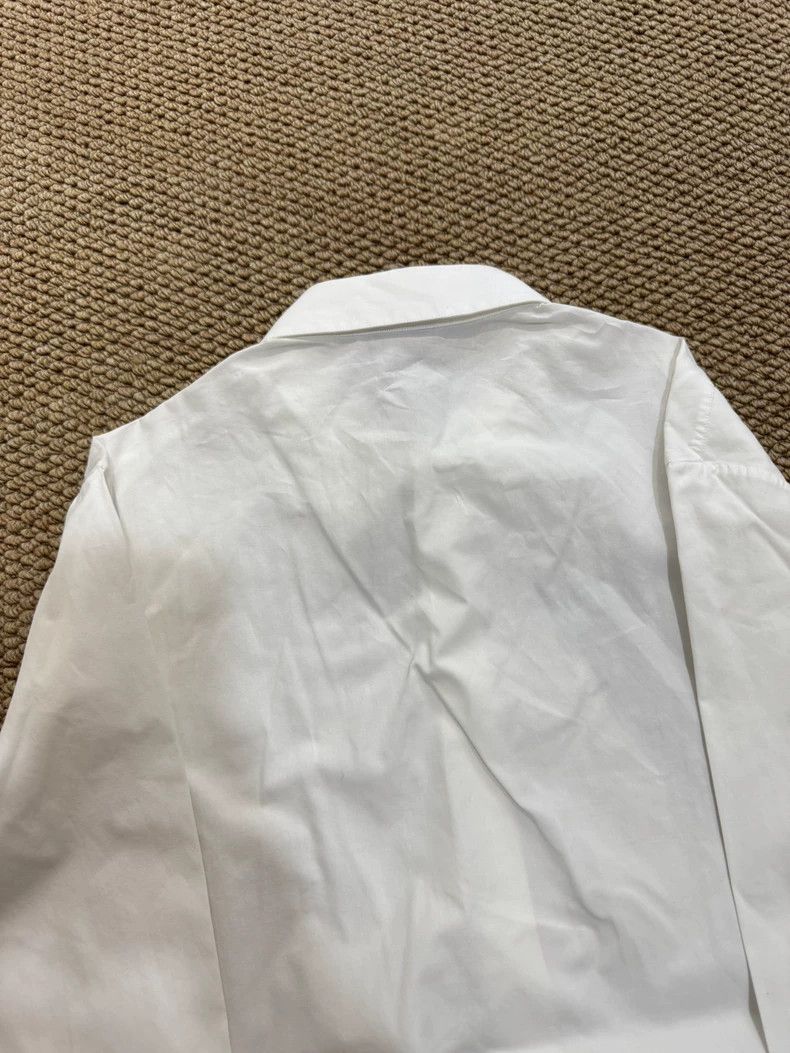 Alexander McQueen Alexander McQueen White Shirt with Swallow Design Size US L / EU 52-54 / 3 - 7 Thumbnail