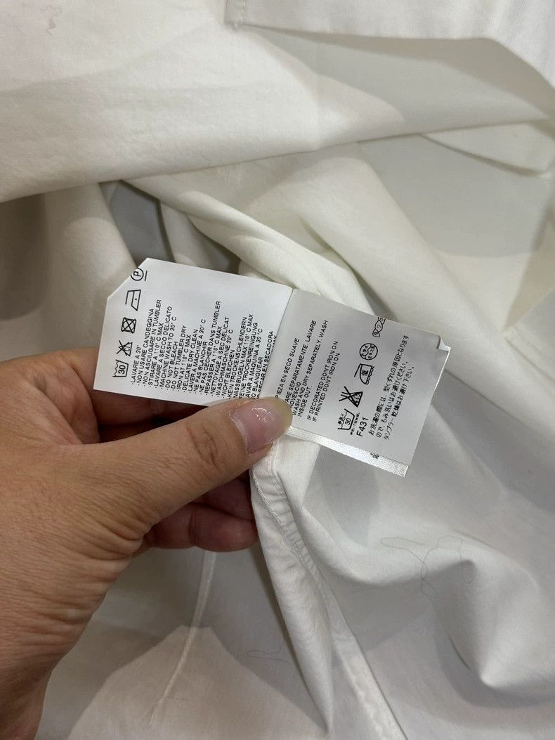 Just Cavalli Just Cavalli White Long Sleeve Shirt with Embroidery Size US L / EU 52-54 / 3 - 5 Thumbnail
