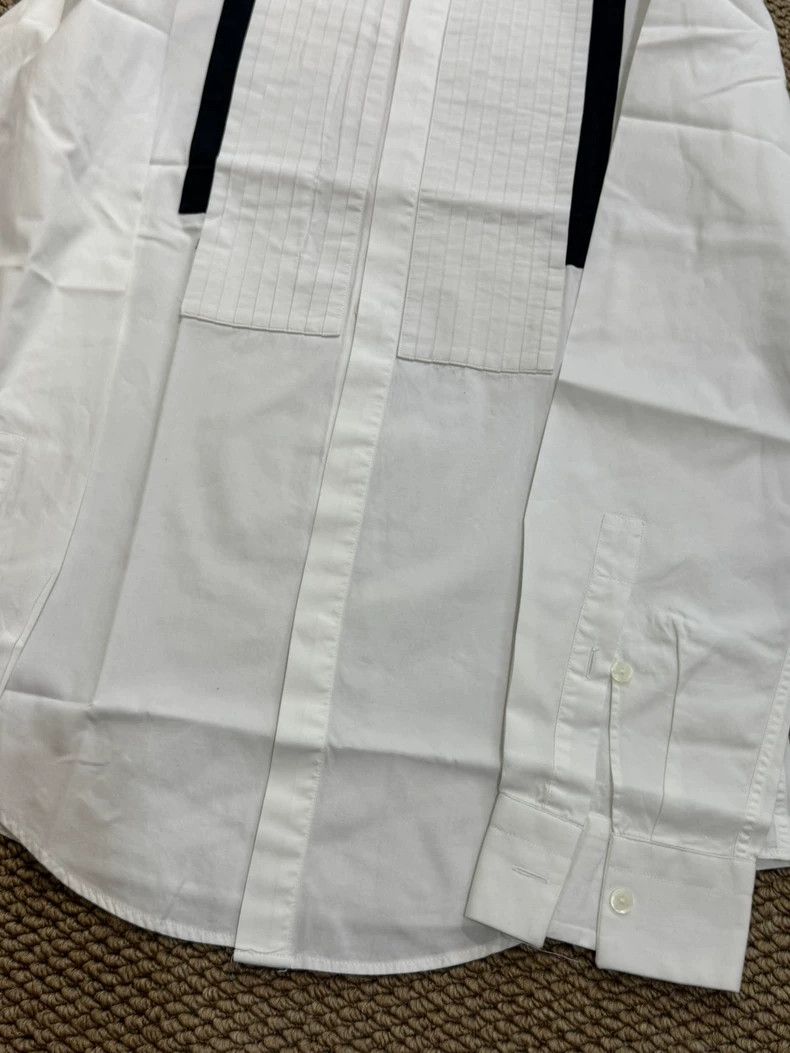 Just Cavalli Just Cavalli White Long Sleeve Shirt Size US L / EU 52-54 / 3 - 2 Thumbnail