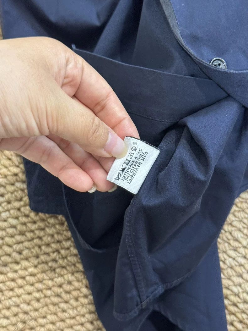 Hermes Hermes Long Sleeve Blue Shirt with Black Trim Size US M / EU 48-50 / 2 - 4 Thumbnail