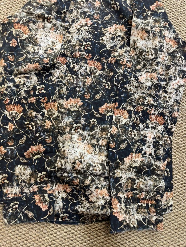 Just Cavalli Just Cavalli Black Floral Shirt Size 50 Size US L / EU 52-54 / 3 - 6 Thumbnail
