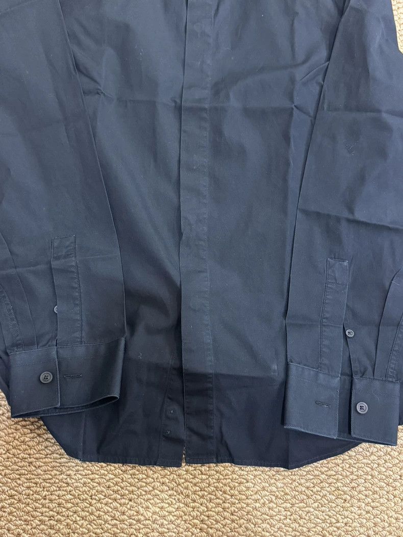 Givenchy Givenchy Navy Long Sleeve Shirt with Color Collar Size US M / EU 48-50 / 2 - 2 Thumbnail