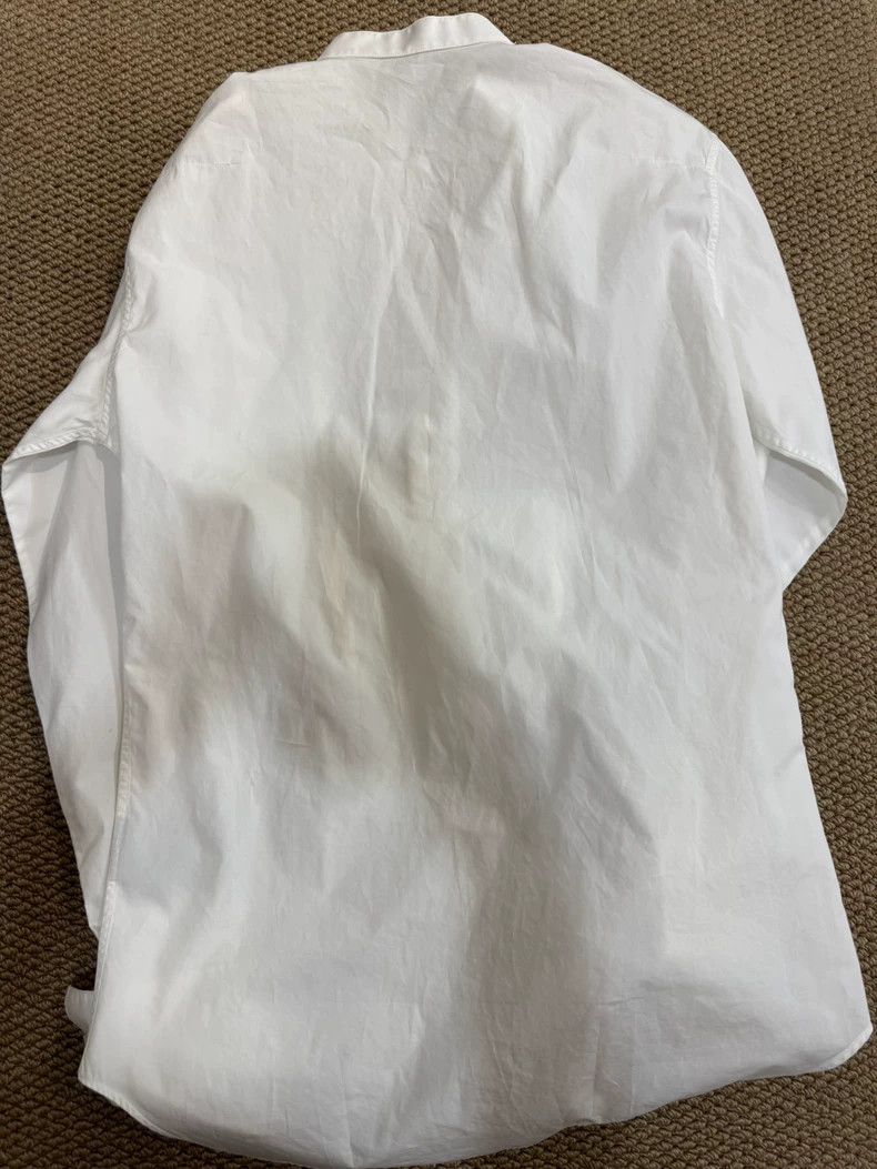 Dior Dior White Long Sleeve Cotton Shirt Size US M / EU 48-50 / 2 - 5 Thumbnail