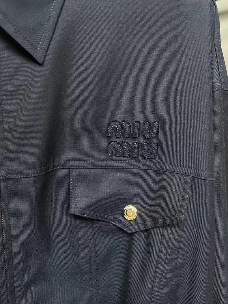 Miu Miu Miumiu Deep Blue Jacket Size 40 Size US M / EU 48-50 / 2 - 3 Thumbnail