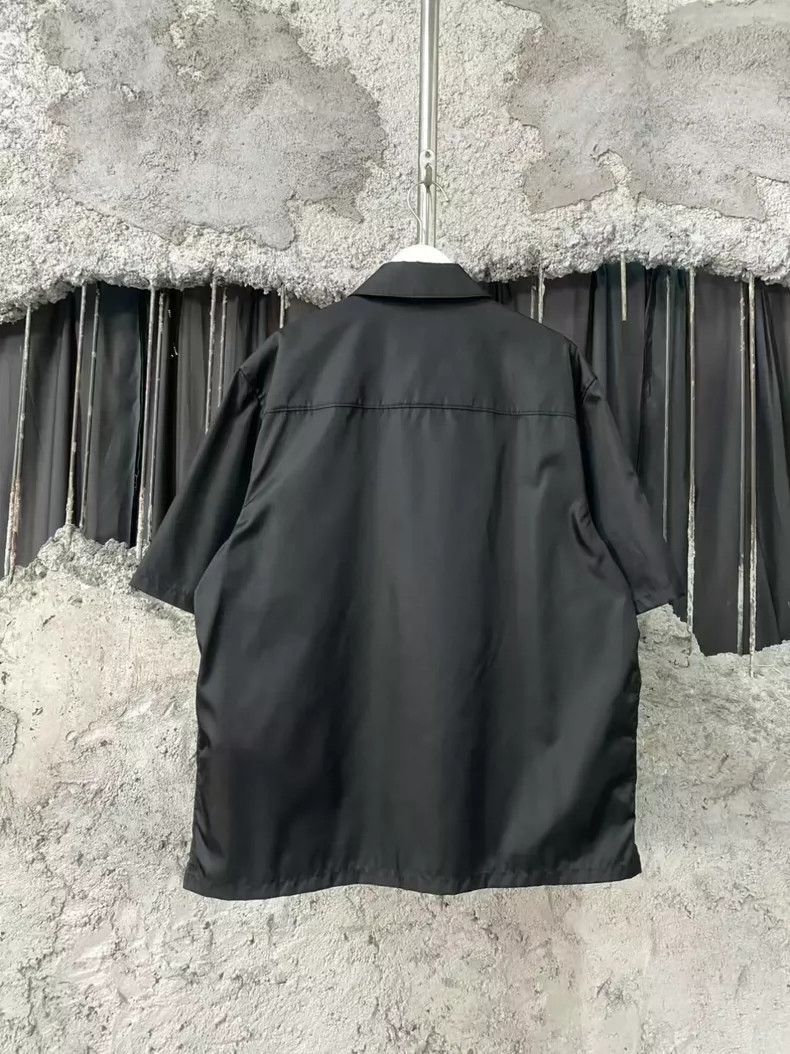 Prada Prada Nylon Zip Short Sleeve Shirt Jacket Size US M / EU 48-50 / 2 - 2 Thumbnail