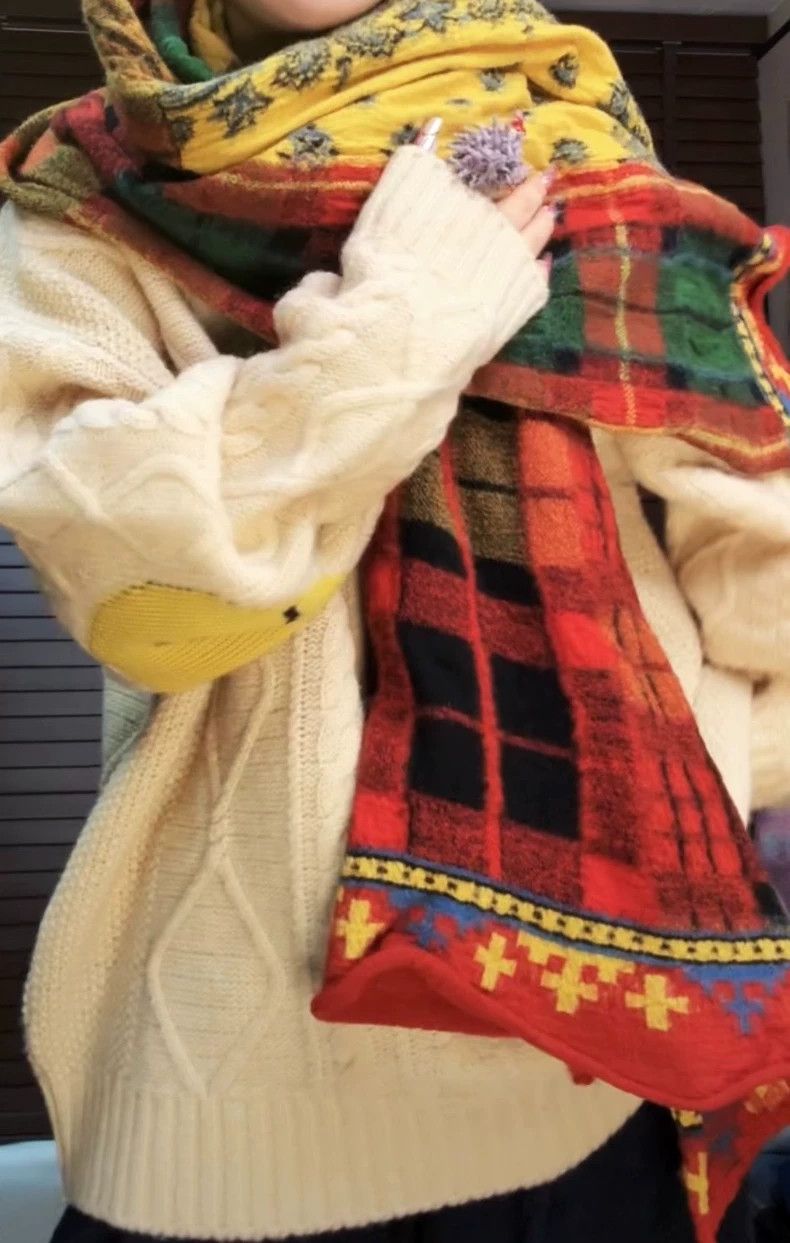 Kapital Kapital Plaid Wool Scarf from Japan Size ONE SIZE - 7 Thumbnail
