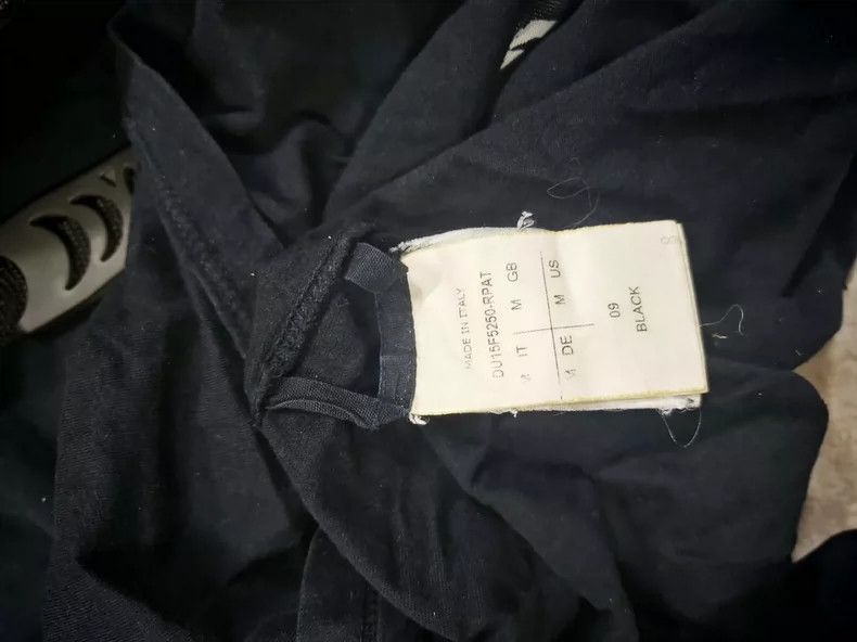 Rick Owens Rick Owens Classic Black T-Shirt with Horse Design Size US M / EU 48-50 / 2 - 2 Thumbnail
