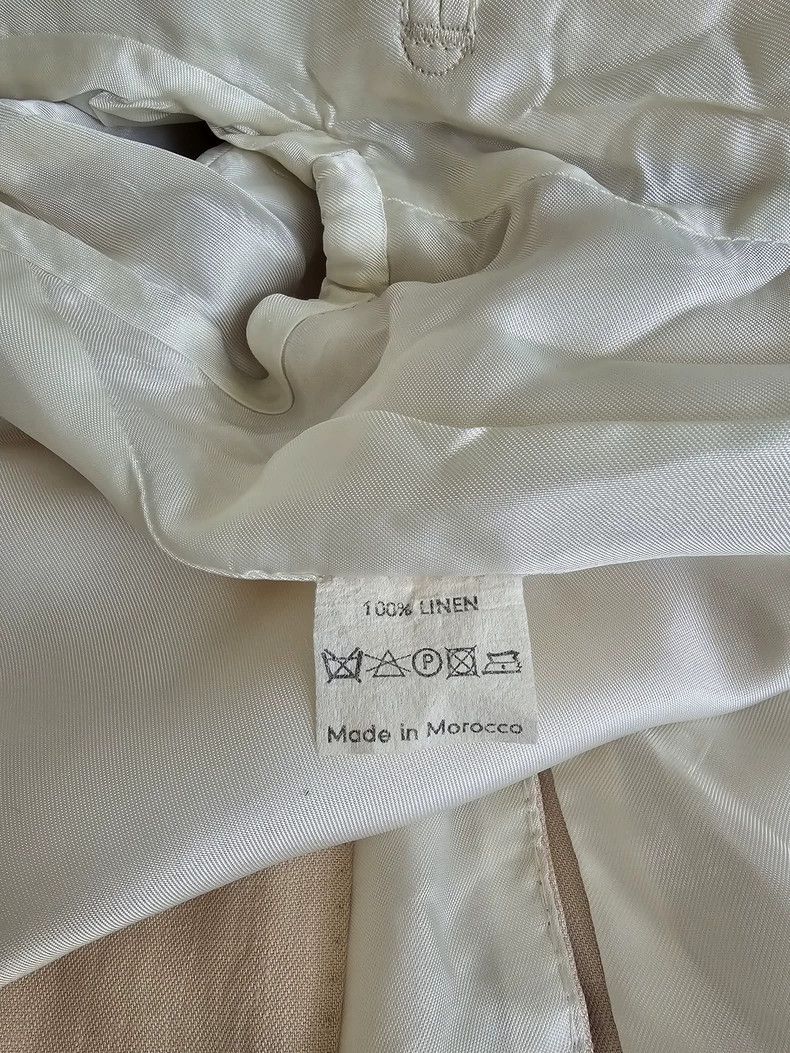Dries Van Noten Dries Van Noten Light Pink Linen Blazer Size US L / EU 52-54 / 3 - 4 Thumbnail