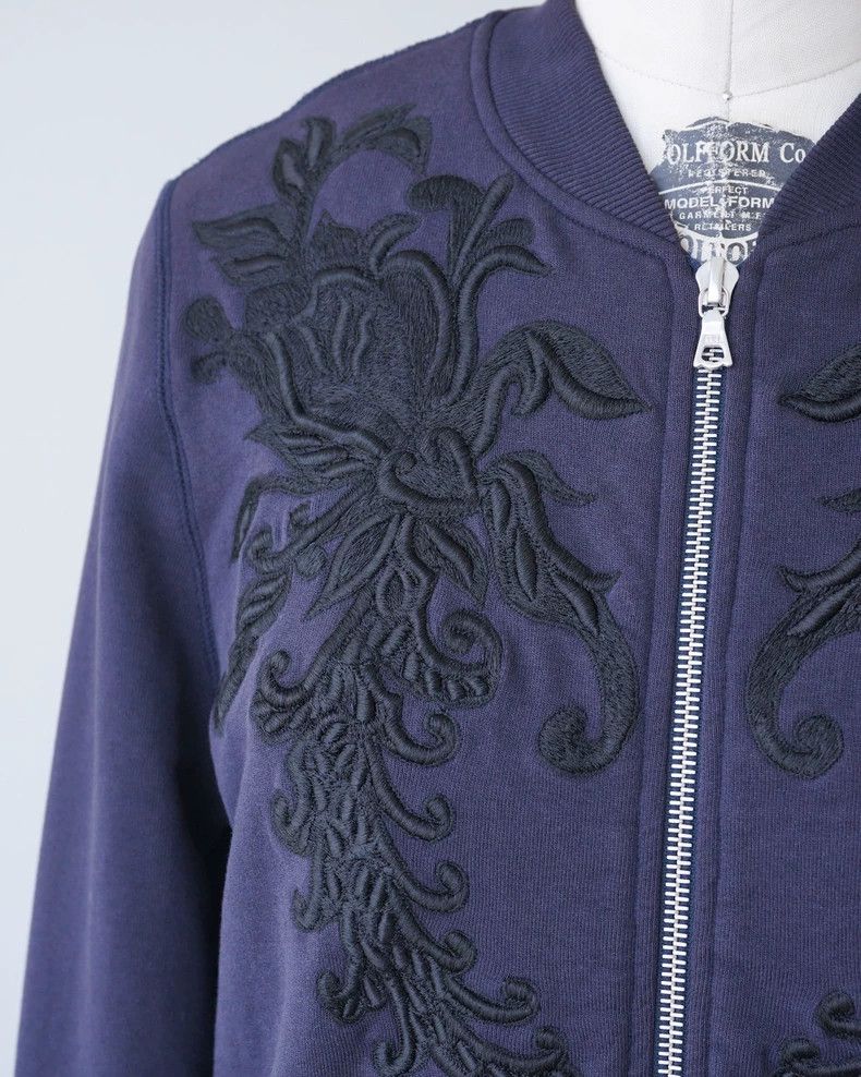 Dries Van Noten Dries Van Noten Embroidered Zip Jacket Size US S / EU 44-46 / 1 - 5 Thumbnail