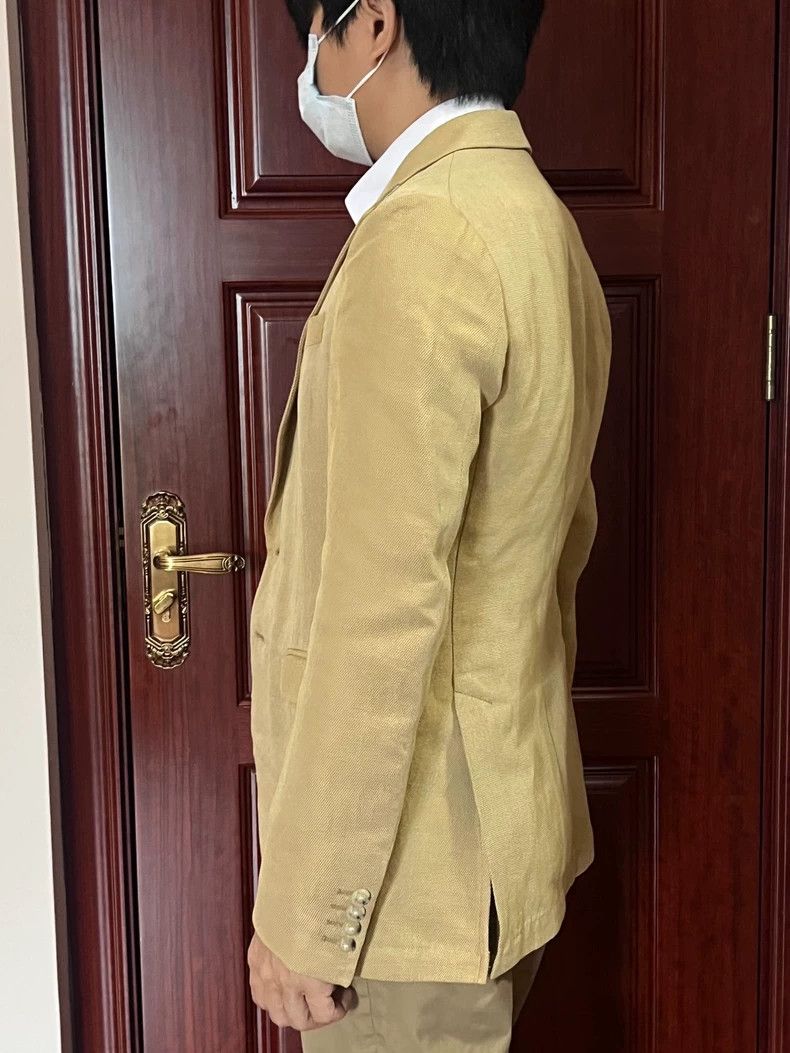 Dries Van Noten Dries Van Noten Beige Suit Jacket for Men Size US L / EU 52-54 / 3 - 5 Thumbnail