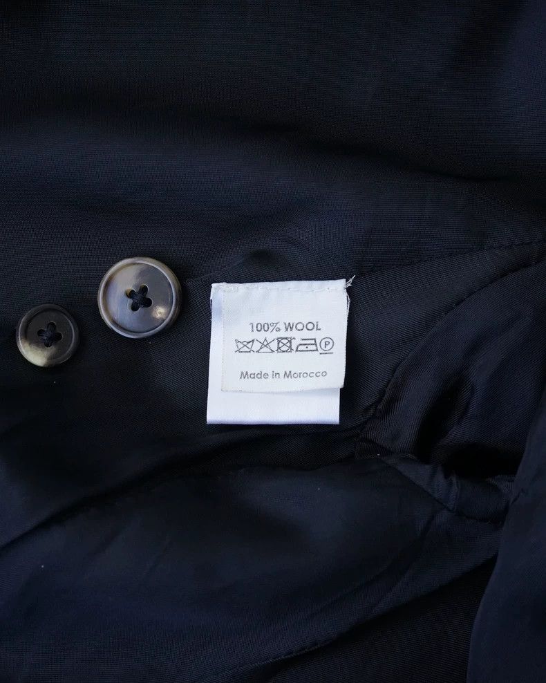 Dries Van Noten Dries Van Noten Black Wool Suit Jacket Size US XS / EU 42 / 0 - 9 Thumbnail