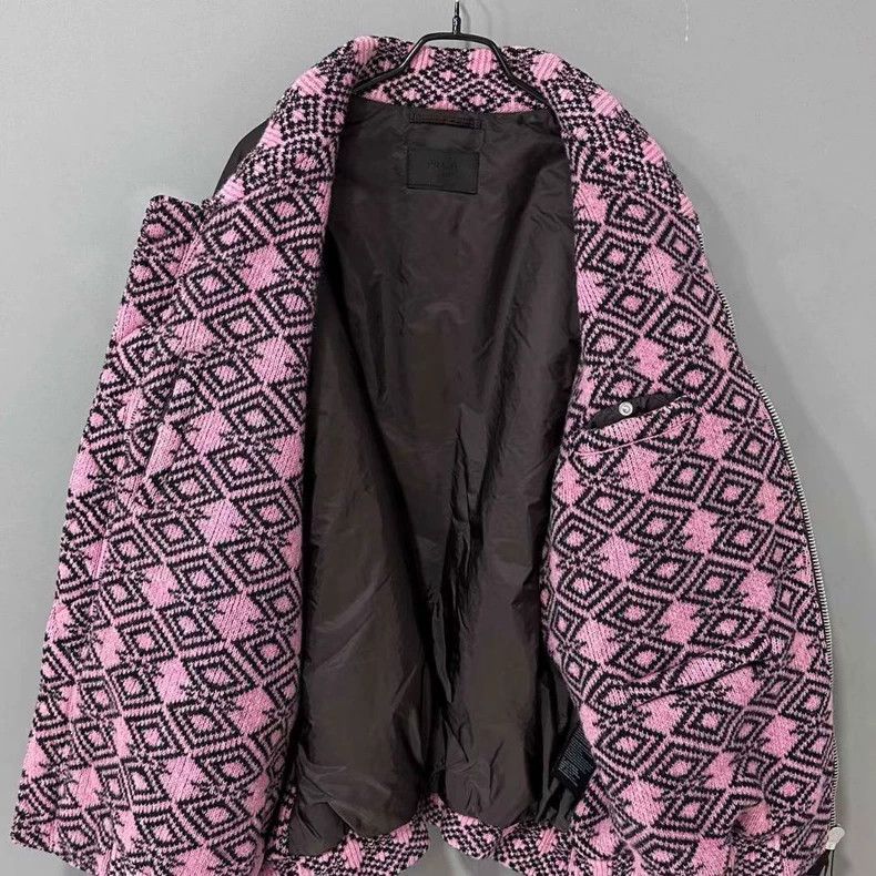 Raf Simons Raf Simons Pilot Jacket with Pink Collar Size US M / EU 48-50 / 2 - 5 Thumbnail