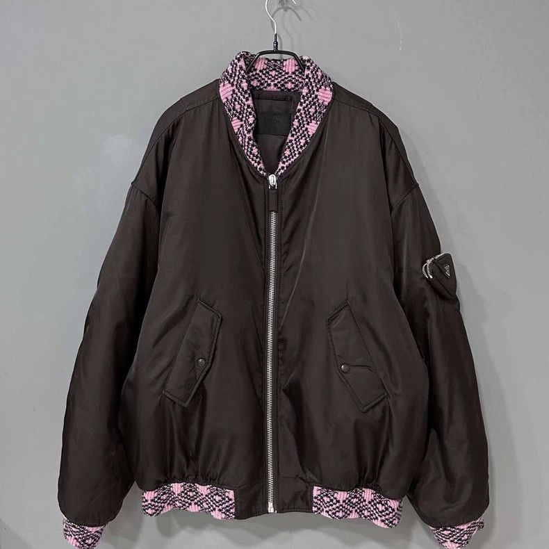 Raf Simons Raf Simons Pilot Jacket with Pink Collar Size US M / EU 48-50 / 2 - 2 Thumbnail