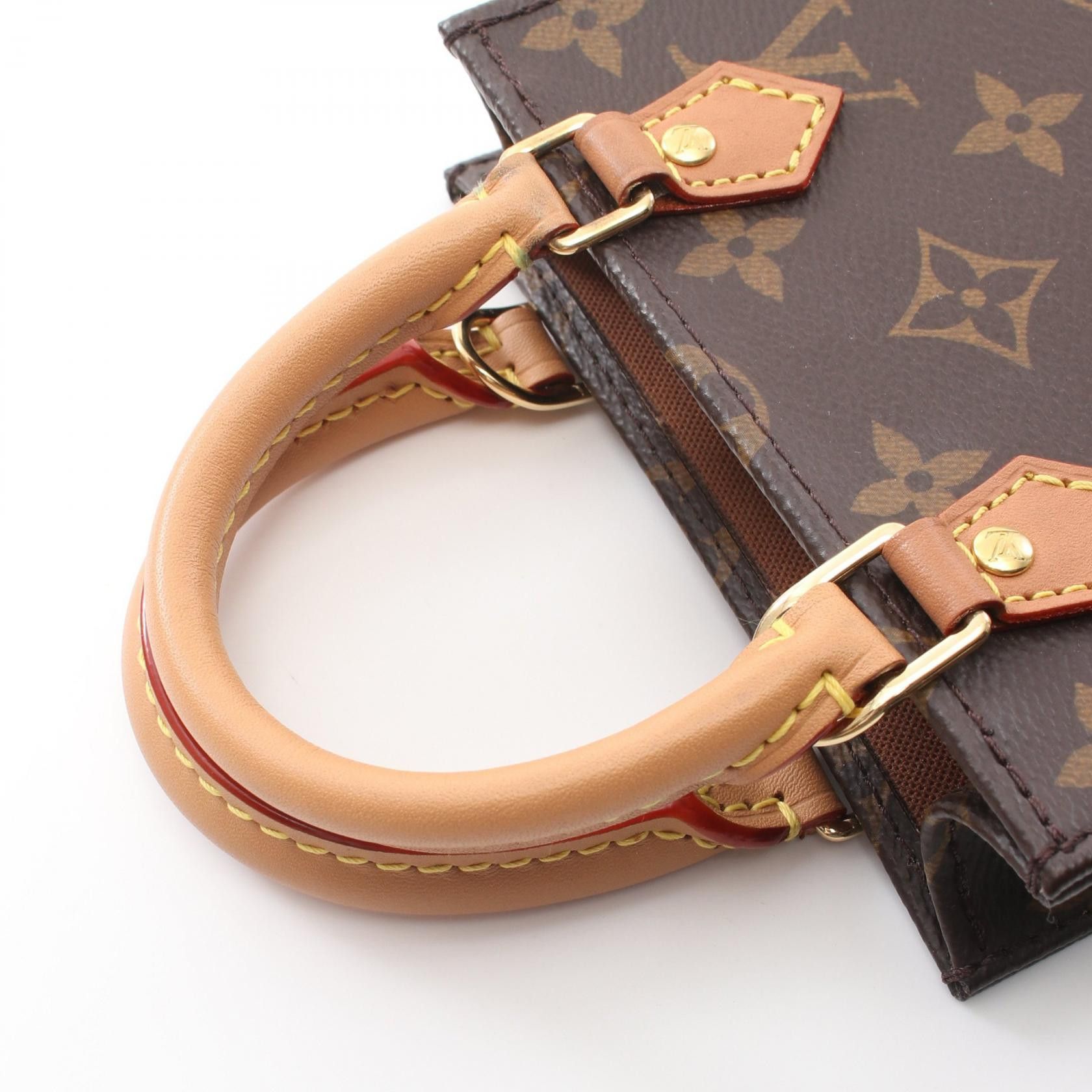 Louis Vuitton Louis Vuitton Louis Vuitton Petit Sac Plat Monogram Handbag Canvas Handbag M69442 Size ONE SIZE - 7 Thumbnail