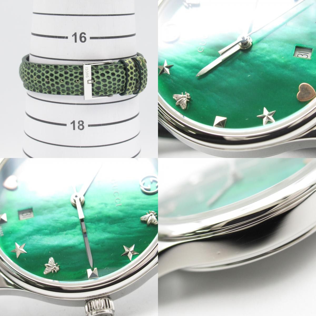 Gucci Gucci Gucci G-Timeless Stainless Steel Watch Metal Quartz 126.5 Size ONE SIZE - 8 Thumbnail
