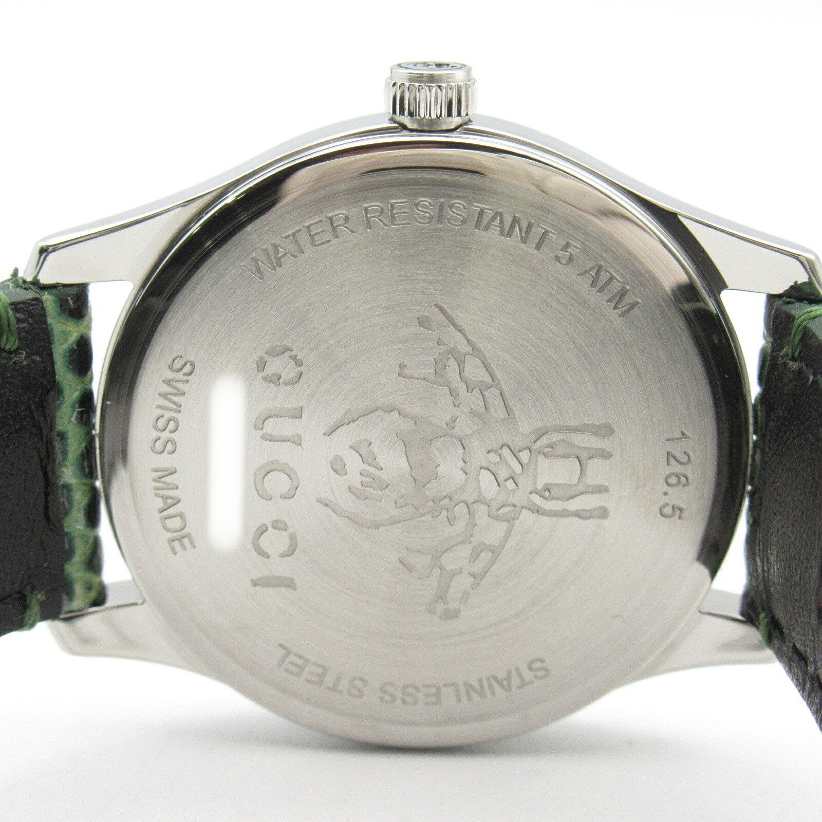 Gucci Gucci Gucci G-Timeless Stainless Steel Watch Metal Quartz 126.5 Size ONE SIZE - 6 Thumbnail
