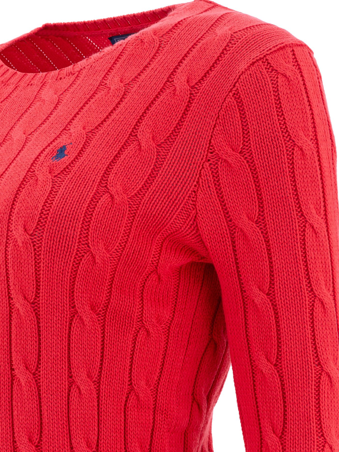Polo Ralph Lauren Crew-Neck Cable-Knit Sweater Size S / US 4 / IT 40 - 4 Thumbnail