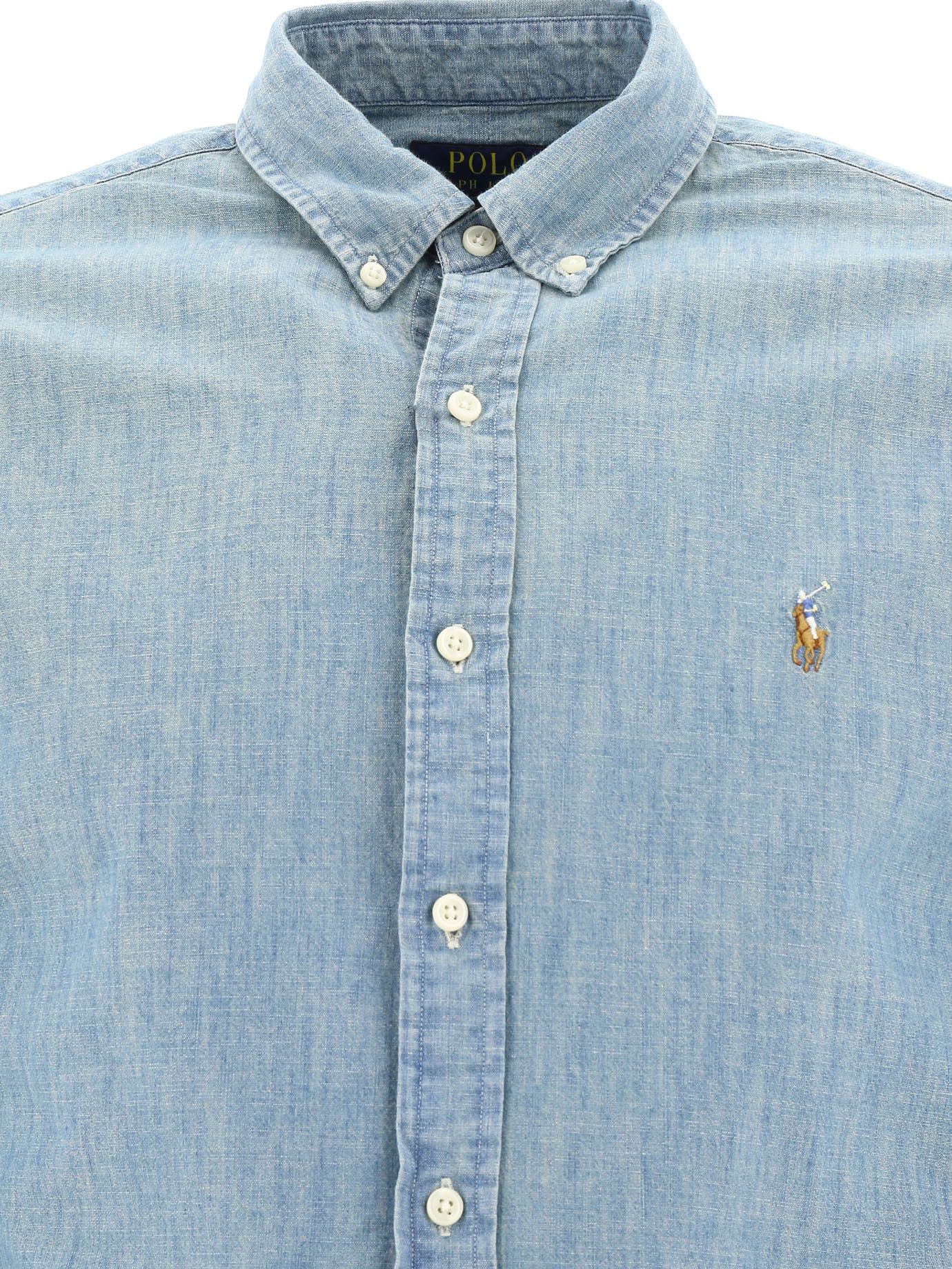 Slim-Fit Chambray Shirt