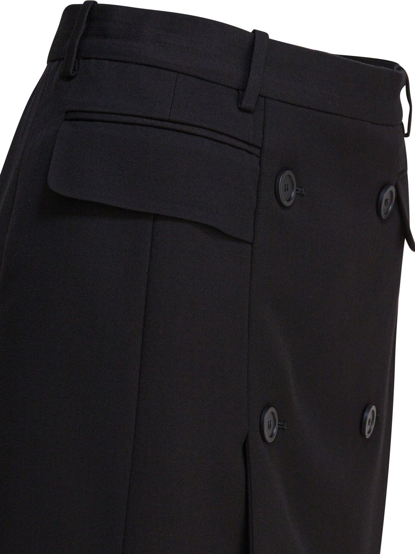 Balenciaga Viscose And Wool Twill Miniskirt | Grailed