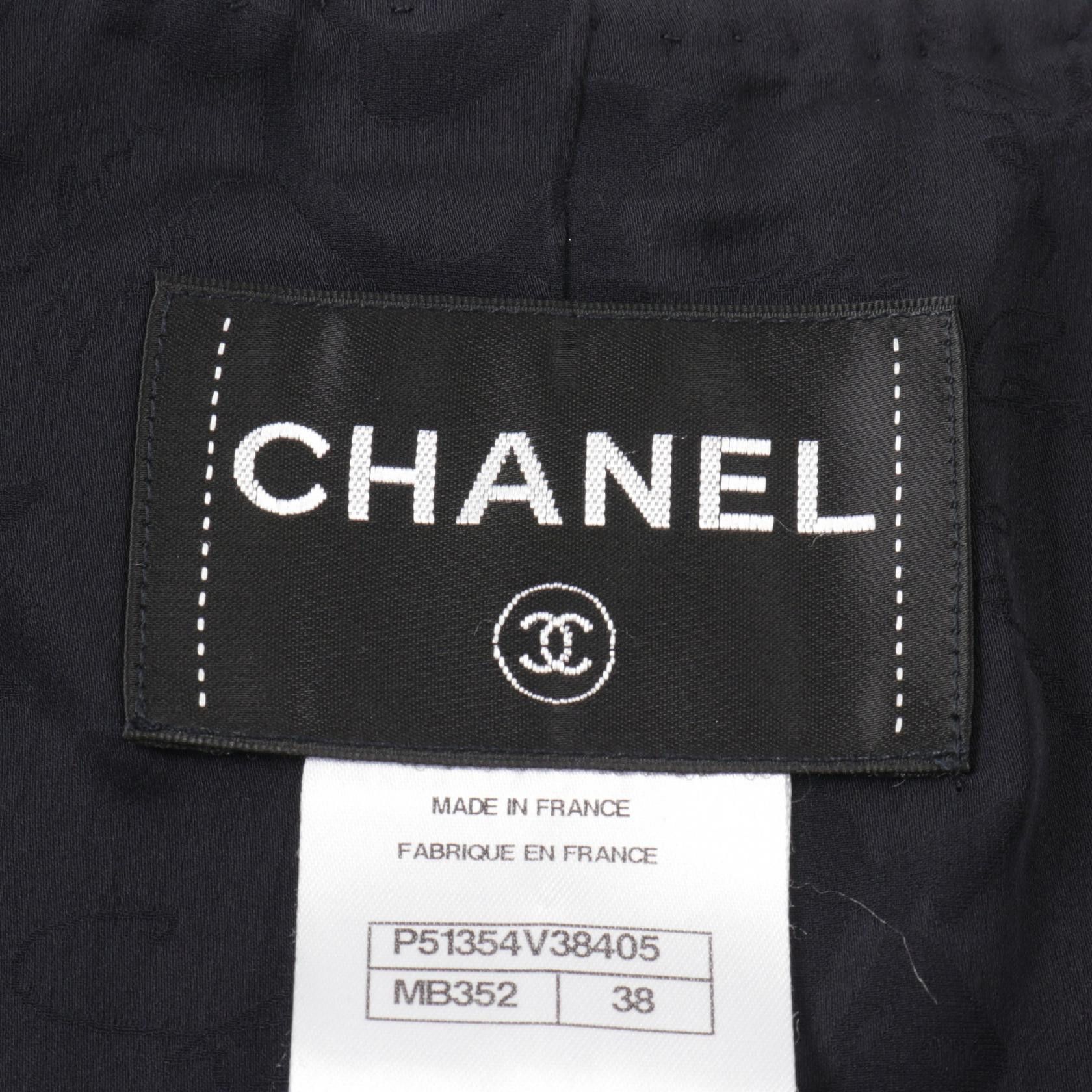 Chanel Chanel Chanel Coco Mark Button Cotton Jacket Cotton Outerwear P51354V38405 Size ONE SIZE - 3 Thumbnail