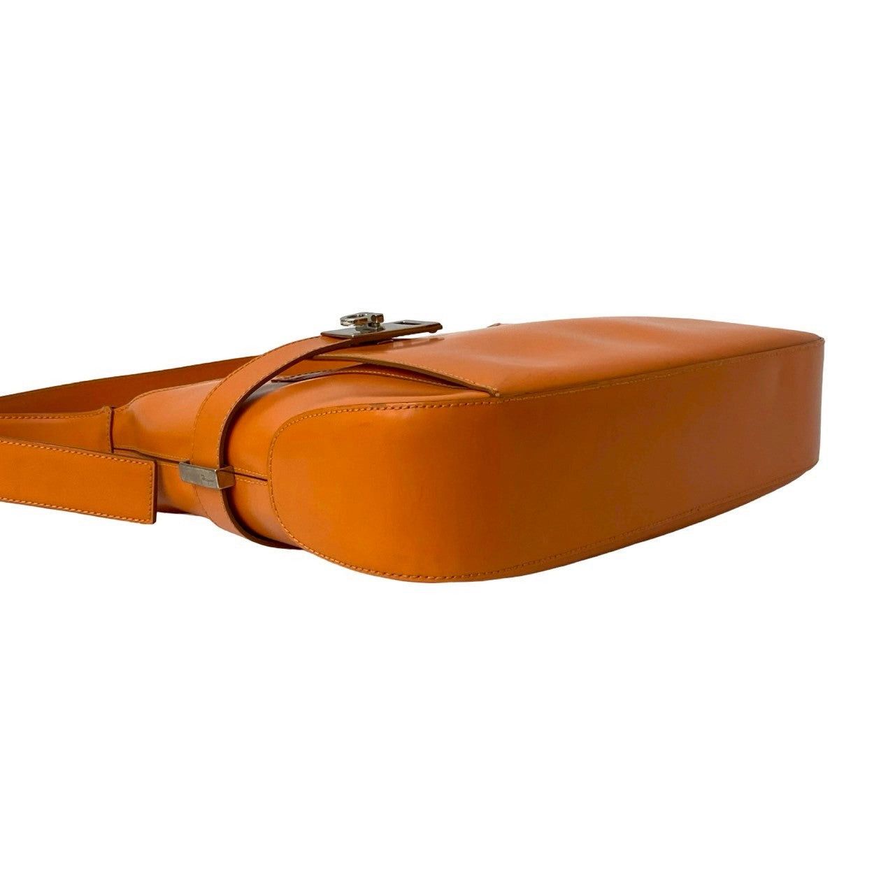 Salvatore Ferragamo Salvatore Ferragamo Shoulder Bag Orange Leather Size ONE SIZE - 7 Thumbnail
