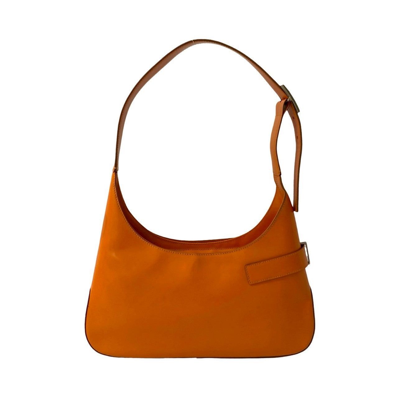 Salvatore Ferragamo Salvatore Ferragamo Shoulder Bag Orange Leather Size ONE SIZE - 3 Thumbnail