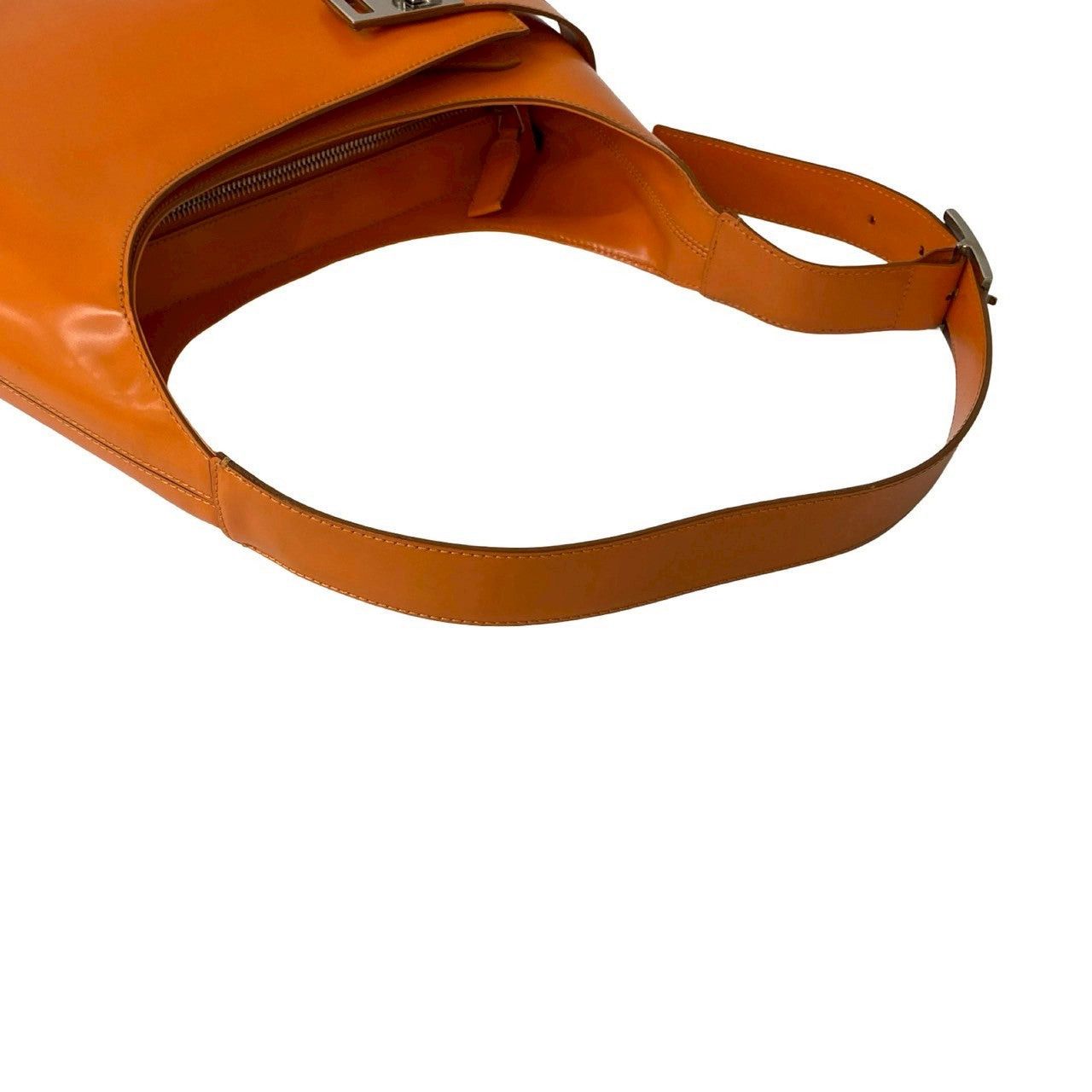 Salvatore Ferragamo Salvatore Ferragamo Shoulder Bag Orange Leather Size ONE SIZE - 4 Thumbnail