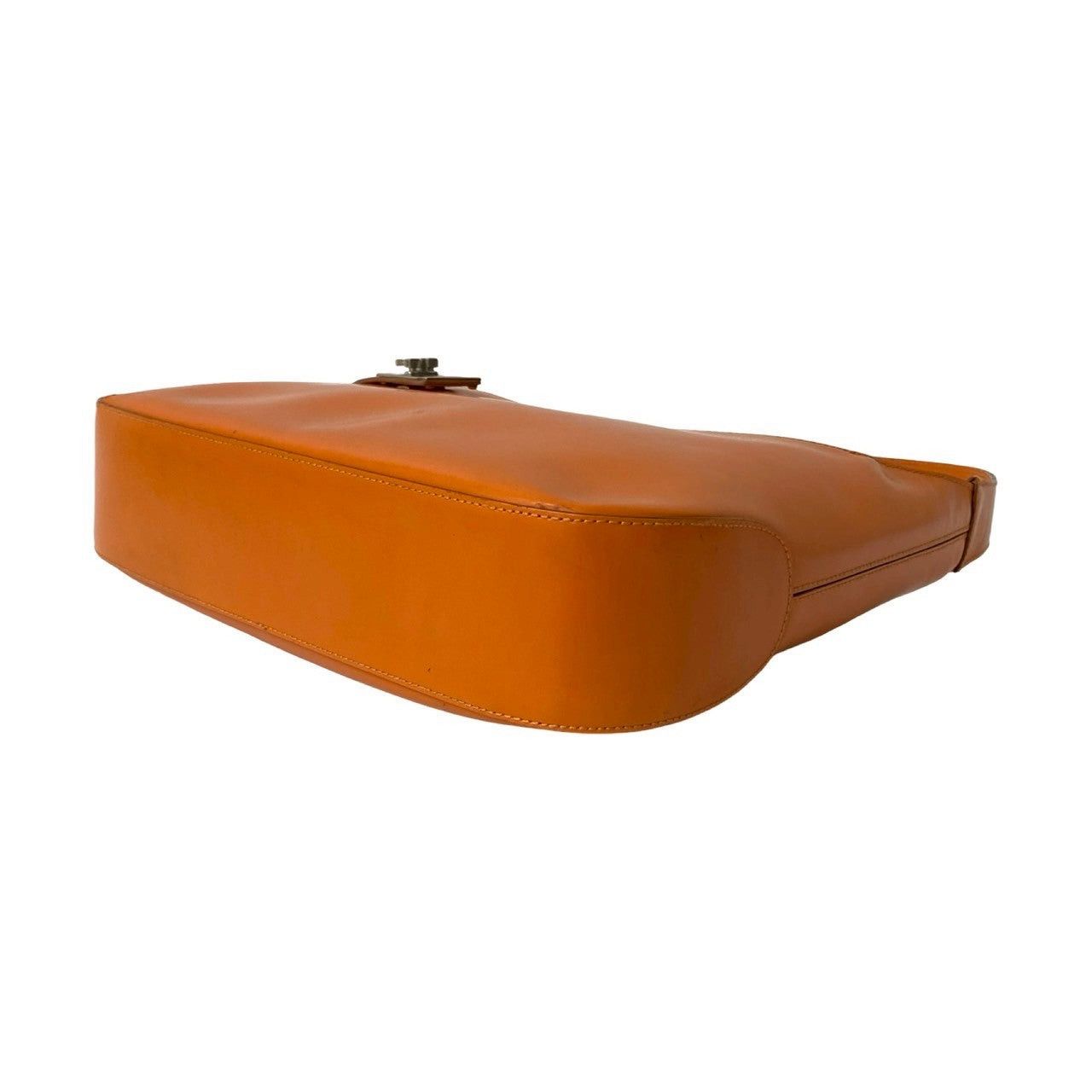 Salvatore Ferragamo Salvatore Ferragamo Shoulder Bag Orange Leather Size ONE SIZE - 8 Thumbnail