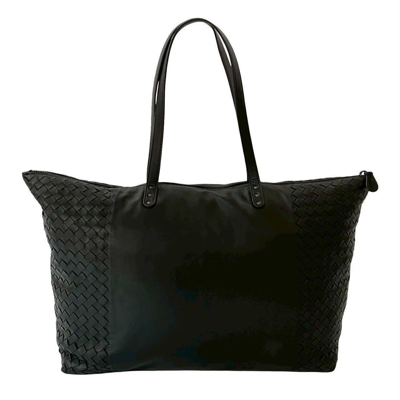 Bottega Veneta Bottega Veneta Tote Bag Black Leather Size ONE SIZE - 3 Thumbnail