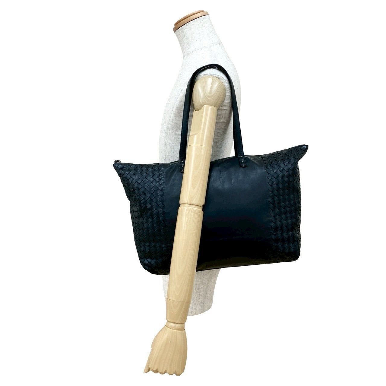 Bottega Veneta Bottega Veneta Tote Bag Black Leather Size ONE SIZE - 2 Thumbnail