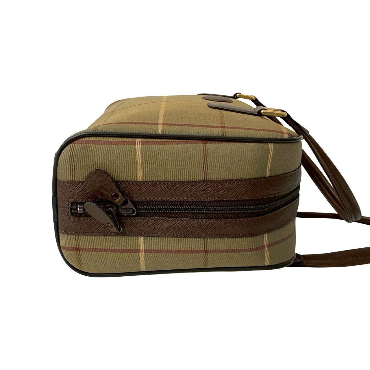Burberry Burberry Handbag Brown Cotton Size ONE SIZE - 6 Thumbnail