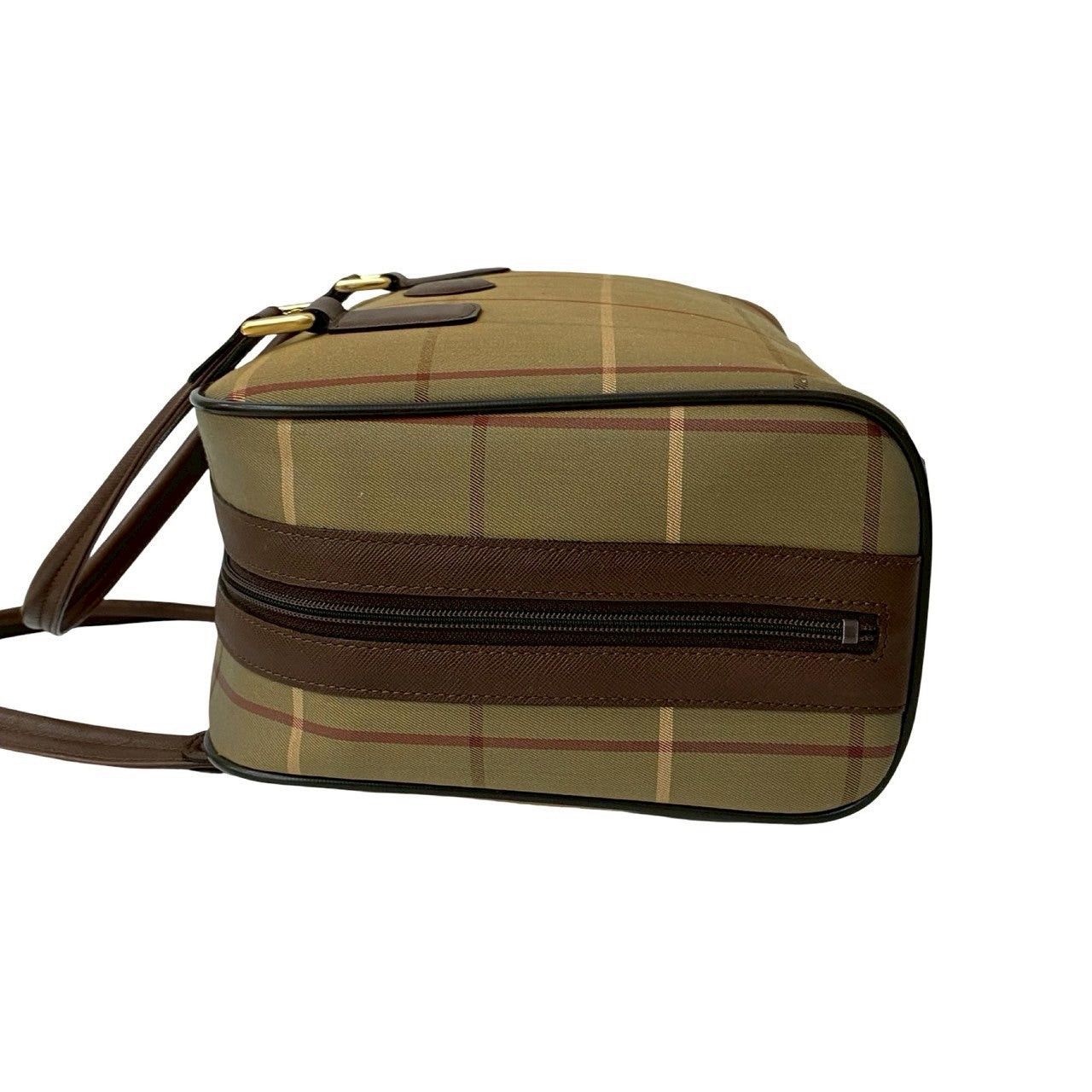 Burberry Burberry Handbag Brown Cotton Size ONE SIZE - 5 Thumbnail