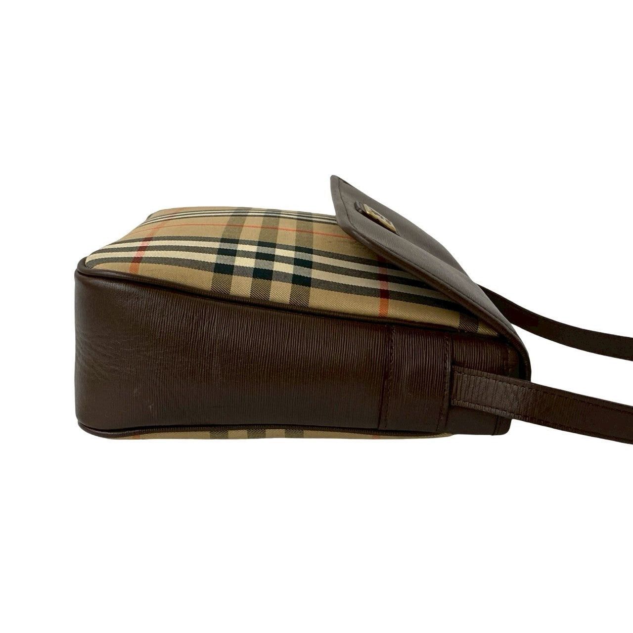 Burberry Burberry Shoulder Bag Brown Cotton Size ONE SIZE - 6 Thumbnail