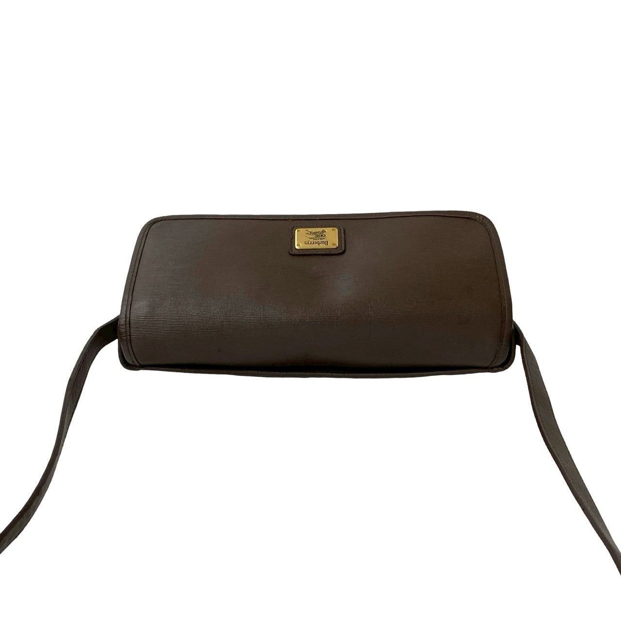 Burberry Burberry Shoulder Bag Brown Cotton Size ONE SIZE - 4 Thumbnail
