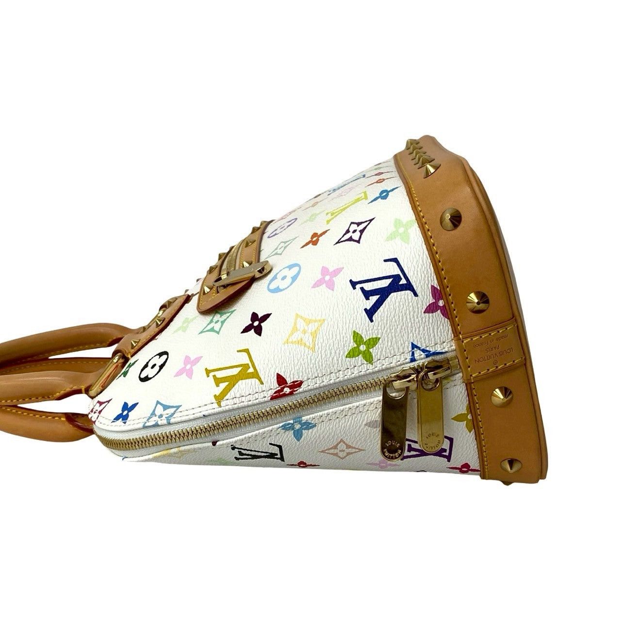 Louis Vuitton Louis Vuitton Handbag White Leather Size ONE SIZE - 5 Thumbnail