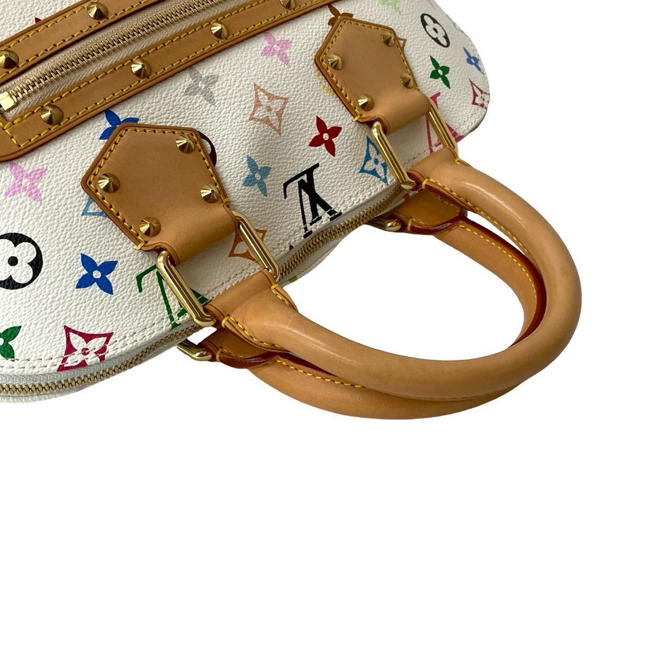Louis Vuitton Louis Vuitton Handbag White Leather Size ONE SIZE - 4 Thumbnail