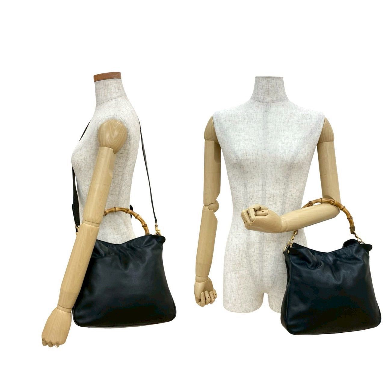Gucci Gucci Shoulder Bag Black Leather Size ONE SIZE - 2 Thumbnail