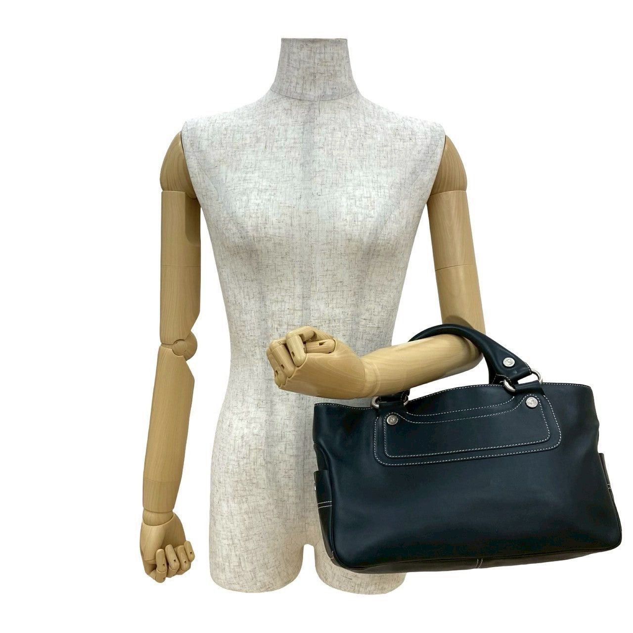 Celine Celine Handbag Black Leather Size ONE SIZE - 2 Thumbnail
